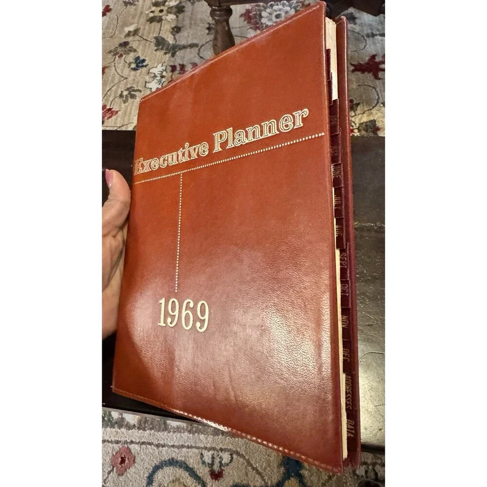 Eatons At A Glance Executive Planner 1967 Vintage Calendar Appointment Used